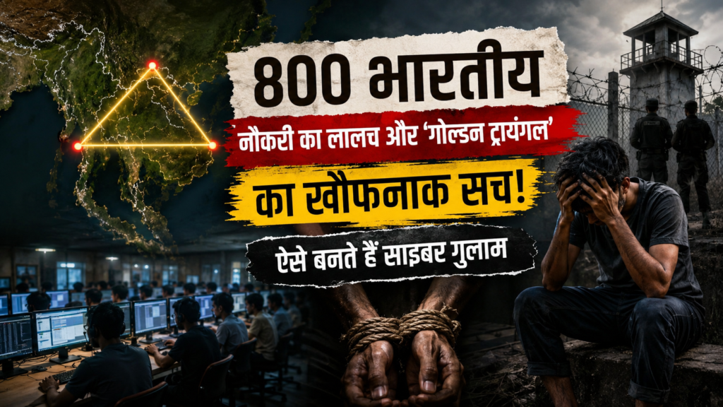 800 भारतीय, नौकरी का लालच और ‘गोल्डन ट्रायंगल’ का खौफनाक सच; ऐसे बनते हैं साइबर गुलाम… 800 भारतीय, नौकरी का लालच और ‘गोल्डन ट्रायंगल’ का खौफनाक सच; ऐसे बनते हैं साइबर गुलाम…