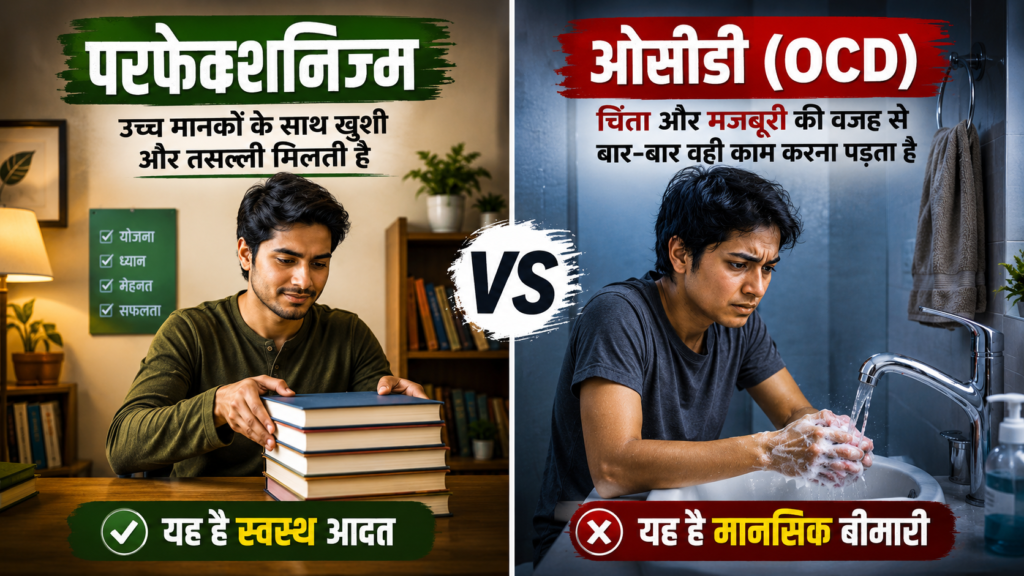 हर काम अधूरा लगता है, बार-बार हाथ धोने की आदत भी है? एक्सपर्ट से जानिए OCD और पर्फेक्शनिज्म का अंतर.. हर काम अधूरा लगता है, बार-बार हाथ धोने की आदत भी है? एक्सपर्ट से जानिए OCD और पर्फेक्शनिज्म का अंतर..