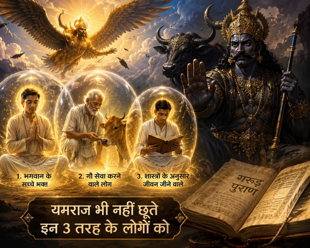 यमराज भी नहीं छूते इन 3 तरह के लोगों को, गरुड़ पुराण में बताया गया है इसका रहस्य.. यमराज भी नहीं छूते इन 3 तरह के लोगों को, गरुड़ पुराण में बताया गया है इसका रहस्य..