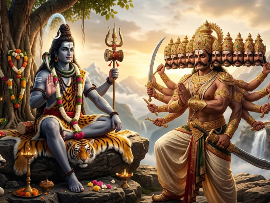जब भगवान शिव ने पैर के अंगूठे से तोड़ा रावण का अहंकार, तब हुई शिव तांडव स्तोत्र की रचना.. जब भगवान शिव ने पैर के अंगूठे से तोड़ा रावण का अहंकार, तब हुई शिव तांडव स्तोत्र की रचना..