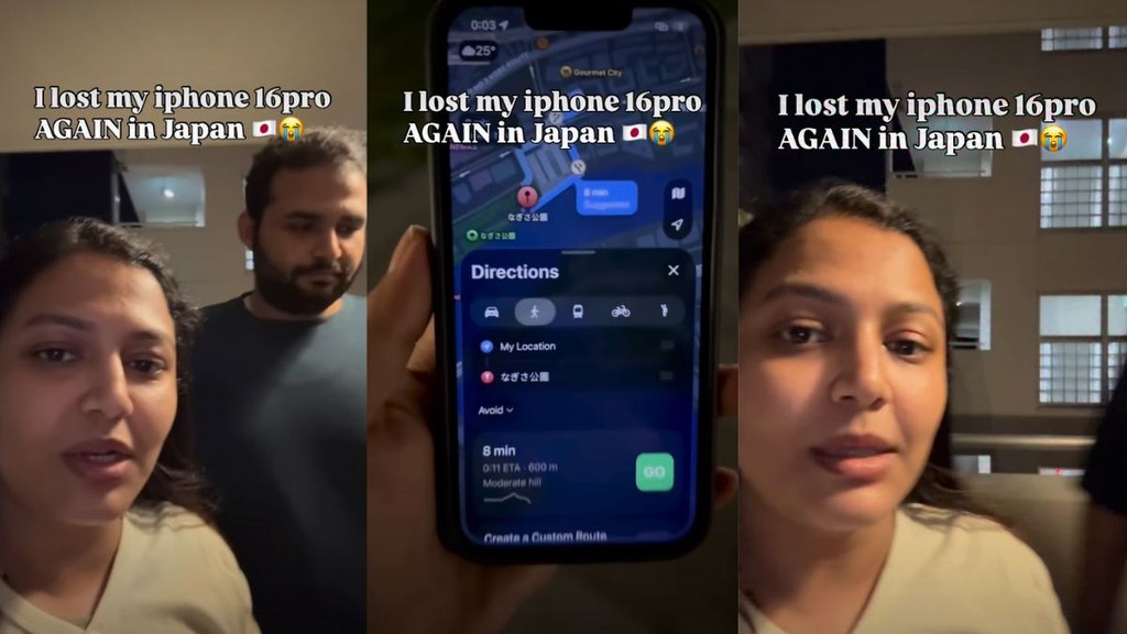 जापान में 5वीं बार: गुम हुआ iPhone 16 Pro, फिर उसी जगह मिला जहां छोड़ा था; भारतीय महिला बोली- ऐसा सिर्फ जापान में! जापान में 5वीं बार: गुम हुआ iPhone 16 Pro, फिर उसी जगह मिला जहां छोड़ा था; भारतीय महिला बोली- ऐसा सिर्फ जापान में!