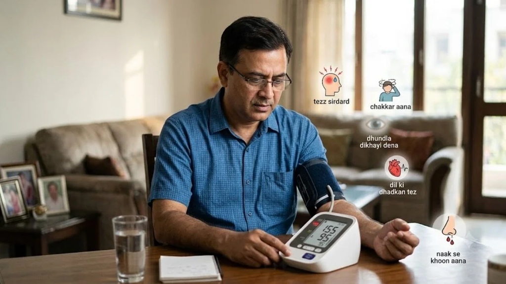 हाई ब्लड प्रेशर के शरीर में दिख सकते हैं ये 9 संकेत, जानें BP चेक करने का सही तरीका और कब लें डॉक्टर की सलाह.. हाई ब्लड प्रेशर के शरीर में दिख सकते हैं ये 9 संकेत, जानें BP चेक करने का सही तरीका और कब लें डॉक्टर की सलाह..