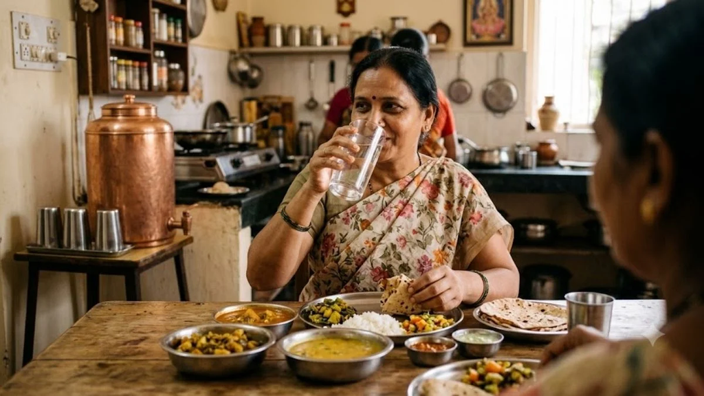 खाने के बाद एक साथ: ज्यादा पानी पीने से पेट पर क्या असर होता है? जानिए भोजन और पानी का सही तरीका. खाने के बाद एक साथ: ज्यादा पानी पीने से पेट पर क्या असर होता है? जानिए भोजन और पानी का सही तरीका.