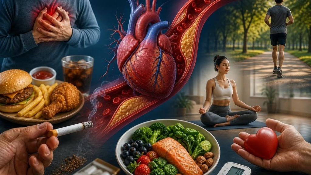 हार्ट अटैक का खतरा कम: करने के लिए अपनाएं ये 10 आदतें, खराब खानपान से लेकर स्मोकिंग तक दिल की धमनियों को पहुंच सकता है नुकसान हार्ट अटैक का खतरा कम: करने के लिए अपनाएं ये 10 आदतें, खराब खानपान से लेकर स्मोकिंग तक दिल की धमनियों को पहुंच सकता है नुकसान