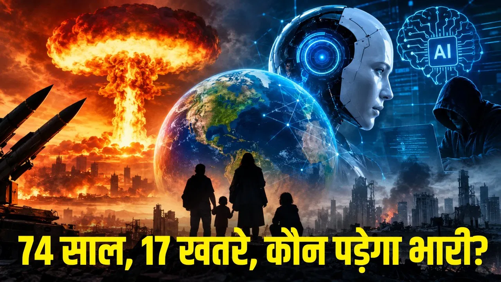 क्या खतरे में है इंसानियत का भविष्य? मोटापा, हाई BP और आर्टिफिशियल इंटेलिजेंस समेत 17 चिंताजनक जोखिम क्या खतरे में है इंसानियत का भविष्य? मोटापा, हाई BP और आर्टिफिशियल इंटेलिजेंस समेत 17 चिंताजनक जोखिम