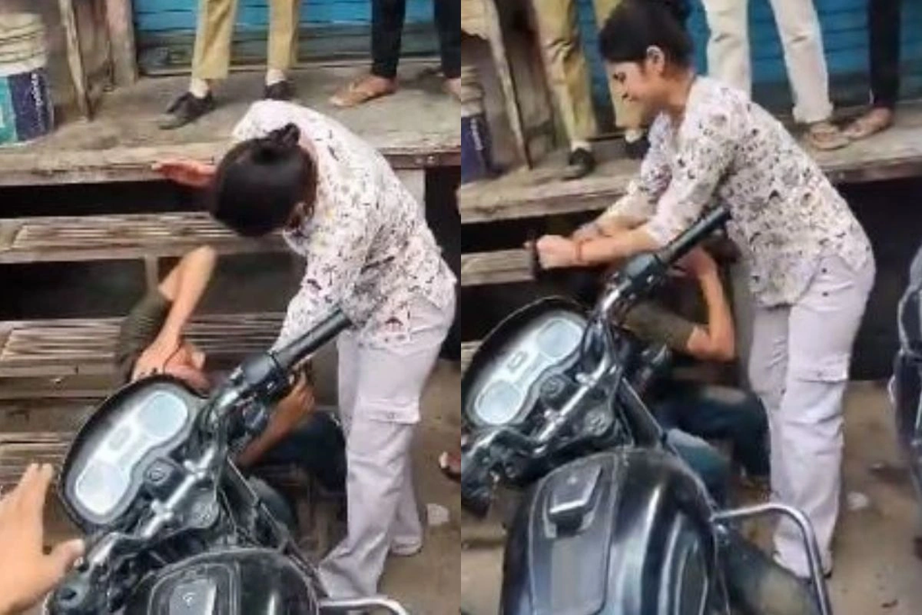 मासूम बच्चे के बाल पकड़कर मारती दिखी महिला, सोशल मीडिया पर वायरल पोस्ट से मचा हंगामा; पुलिस जुटी पहचान में मासूम बच्चे के बाल पकड़कर मारती दिखी महिला, सोशल मीडिया पर वायरल पोस्ट से मचा हंगामा; पुलिस जुटी पहचान में